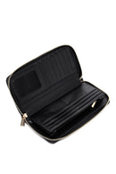 Women's Black Leopard Wallet | Derimod