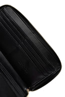 Women's Black Leopard Wallet | Derimod