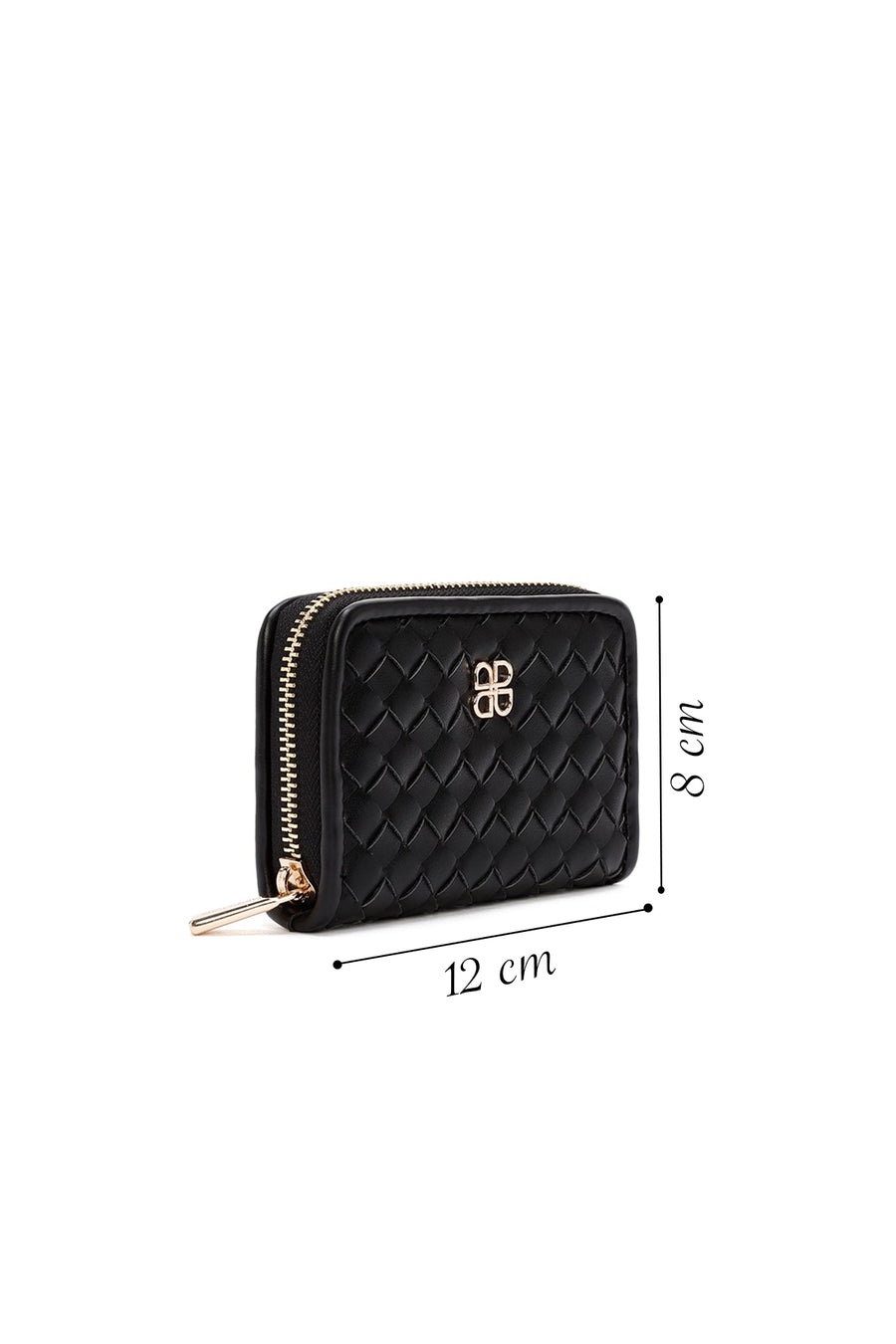 Women's Black Knit Wallet