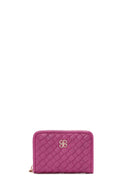 Women's Fuchsia Knit Wallet | Derimod
