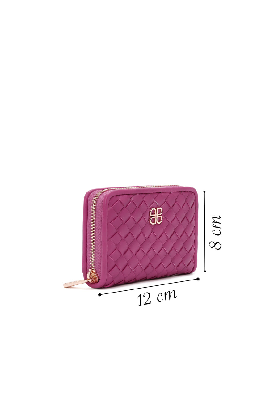 Women's Fuchsia Knit Wallet