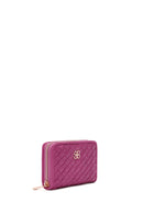 Women's Fuchsia Knit Wallet | Derimod