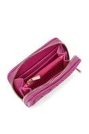 Women's Fuchsia Knit Wallet | Derimod