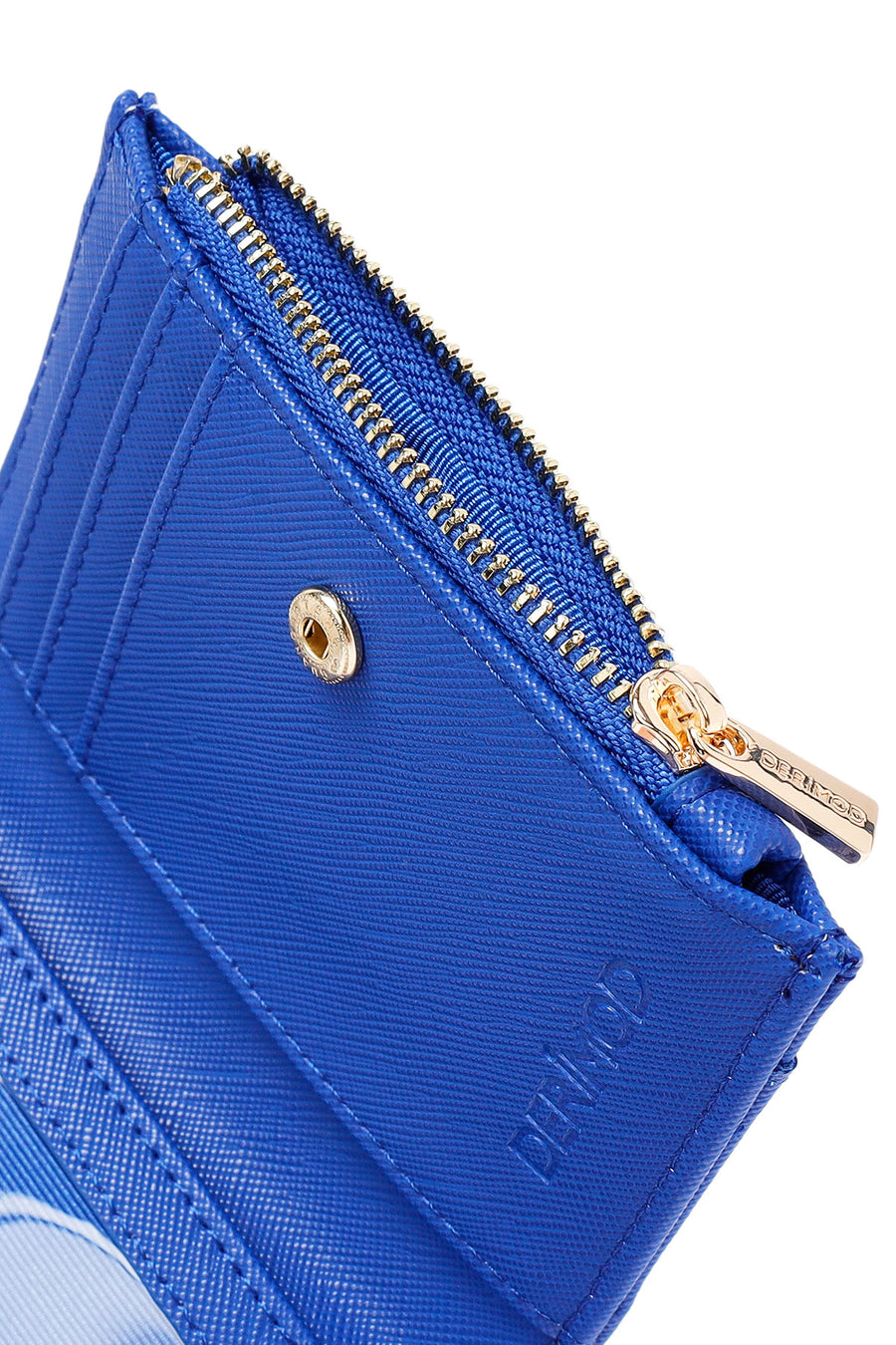 Women's Blue Printed Wallet