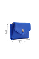 Women's Blue Printed Wallet | Derimod