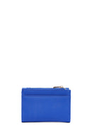 Women's Blue Printed Wallet | Derimod