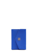 Women's Blue Printed Wallet | Derimod
