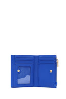 Women's Blue Printed Wallet | Derimod