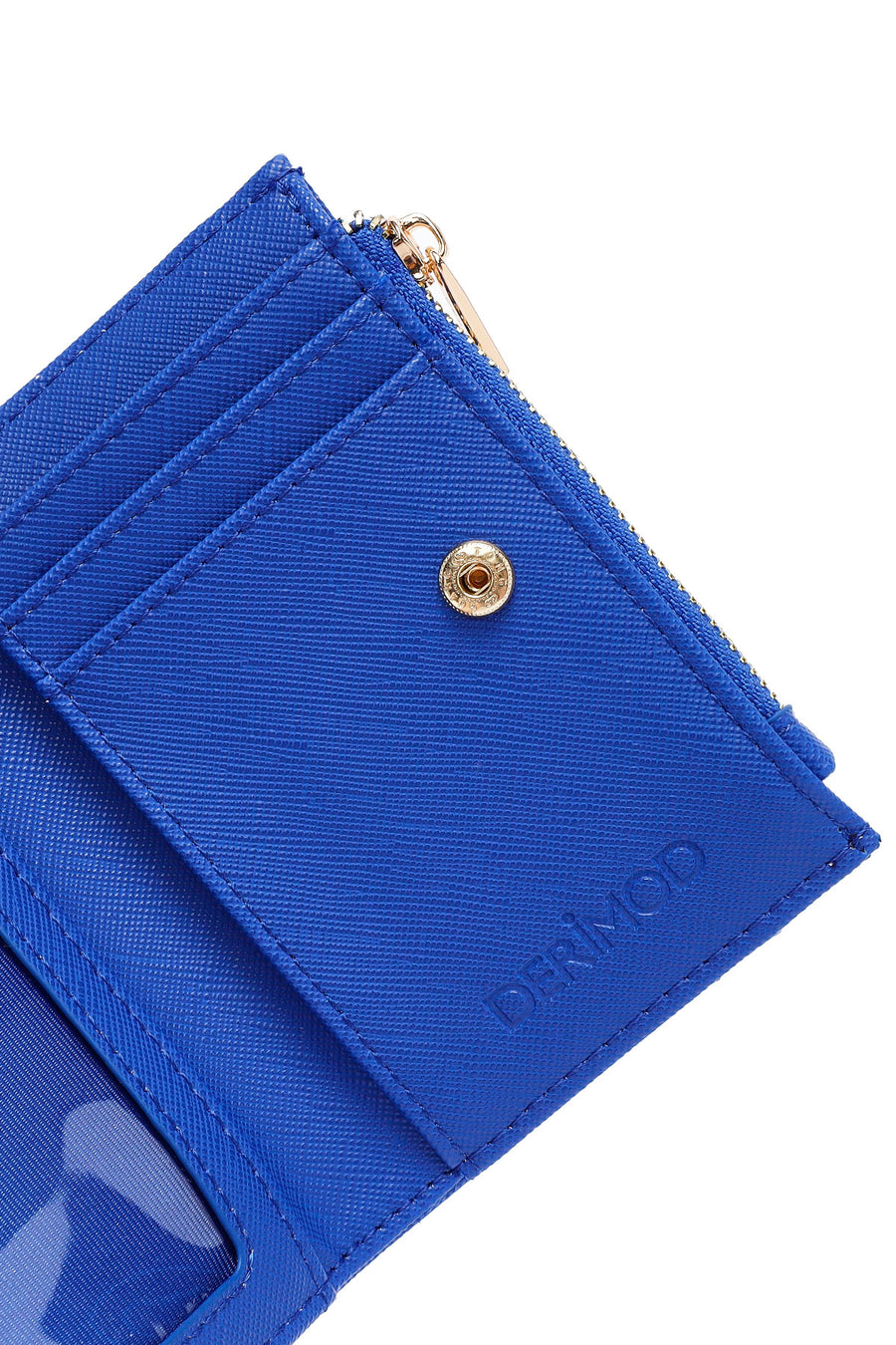 Women's Blue Printed Wallet