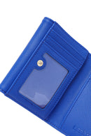 Women's Blue Printed Wallet | Derimod