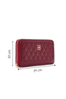 Women's Mink Quilted Wallet | Derimod