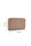 Women's Mink Quilted Wallet | Derimod