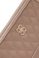 Women's Mink Quilted Wallet | Derimod