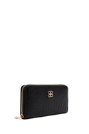 Women's Black Printed Wallet | Derimod