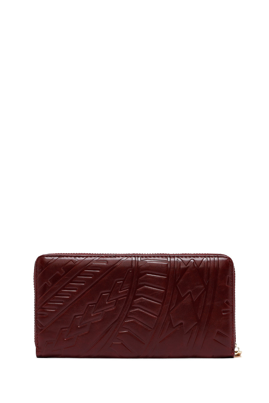 Women's Claret Red Printed Wallet