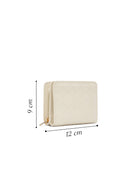 Women's Cream Printed Wallet | Derimod