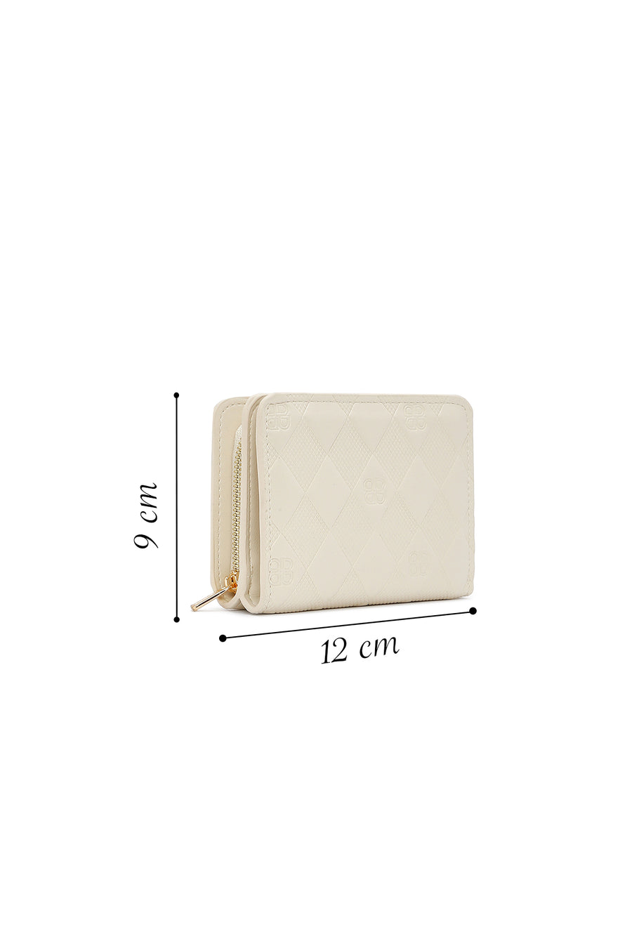 Women's Cream Printed Wallet