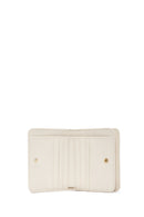 Women's Cream Printed Wallet | Derimod