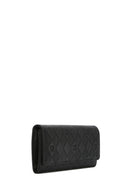Women's Black Printed Wallet | Derimod