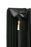 Women's Black Printed Wallet | Derimod