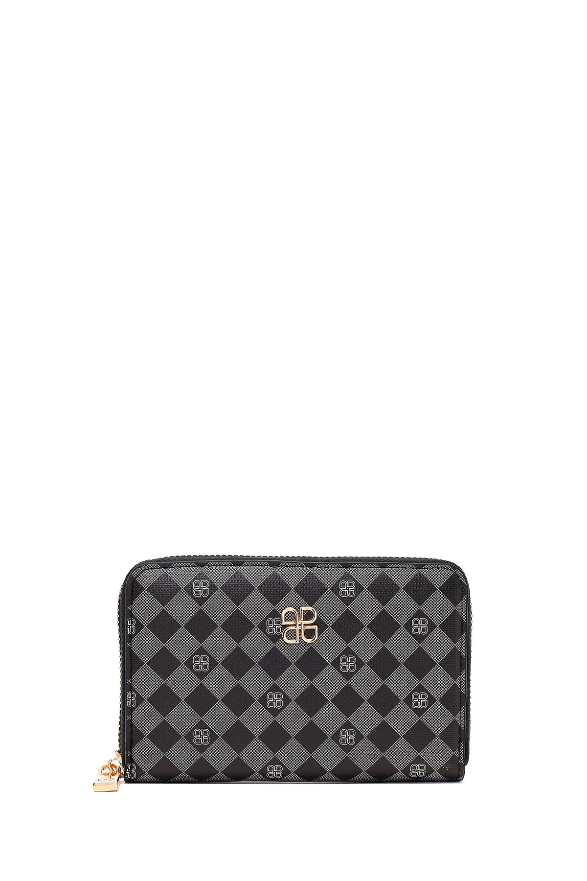 Woman Black Printed Wallet 000A2D565026 | Derimod