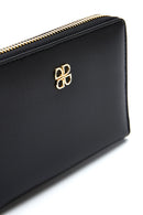 Women's Black Classic Wallet | Derimod