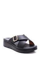 Women's Buckle Slippers | Derimod