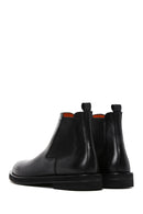 Male Black Leather Chelsea Boots | Derimod