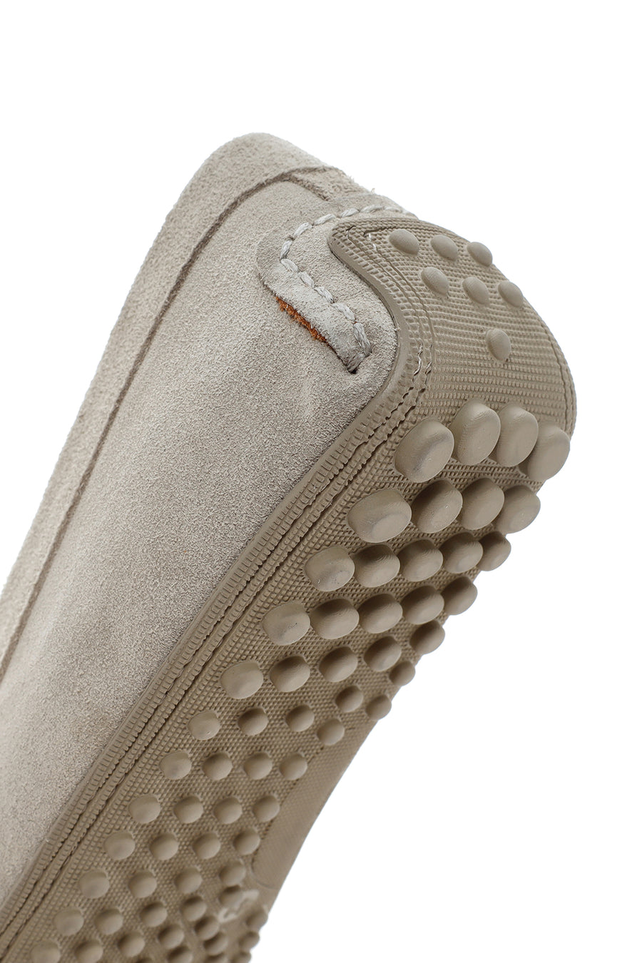 Men's Beige Suede Leather Loafer