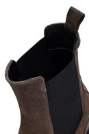 Women's Mink Suede Leather Chelsea Boots | Derimod