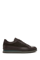 Men's Brown Lace-Up Leather Casual Sneaker | Derimod