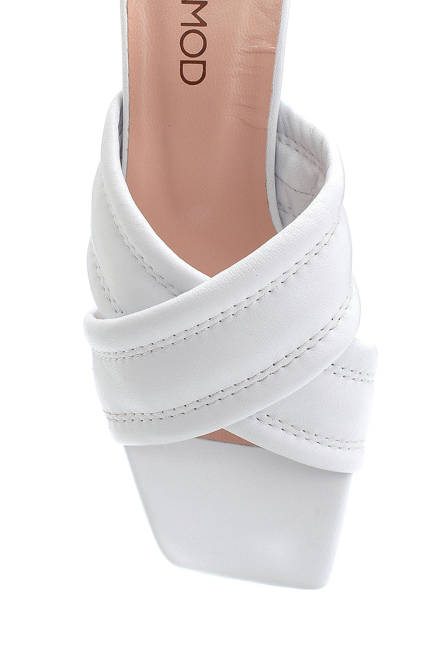 Women's Leather Heeled Slippers