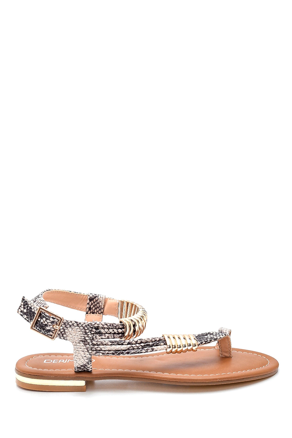Kadın Parmak Arası Detaylı Casual Sandalet 21SFE490540 | Derimod