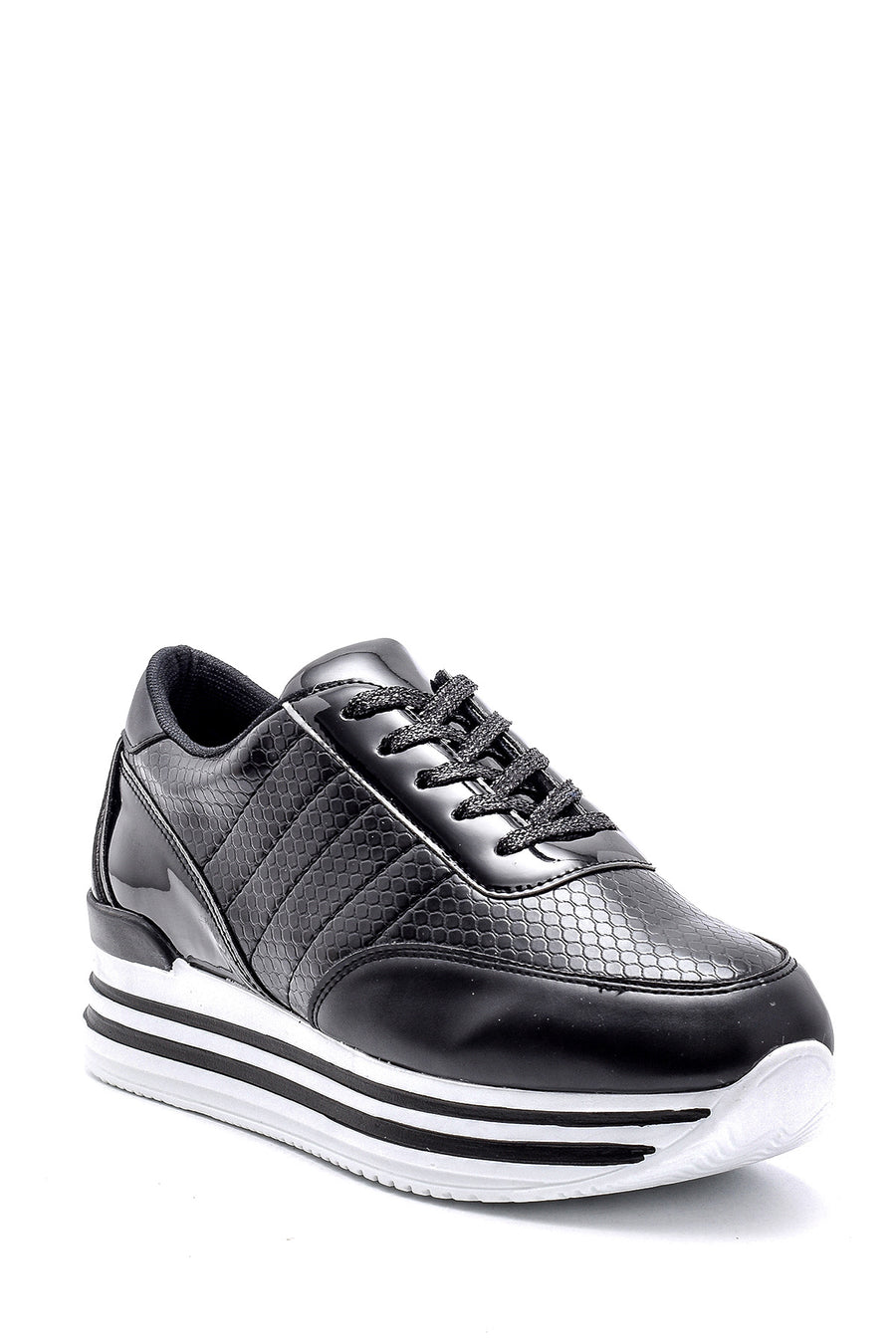 Women's Snakeskin Detailed Sneaker