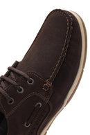 Men's Brown Lace-Up Nubuck Leather Casual Shoes | Derimod