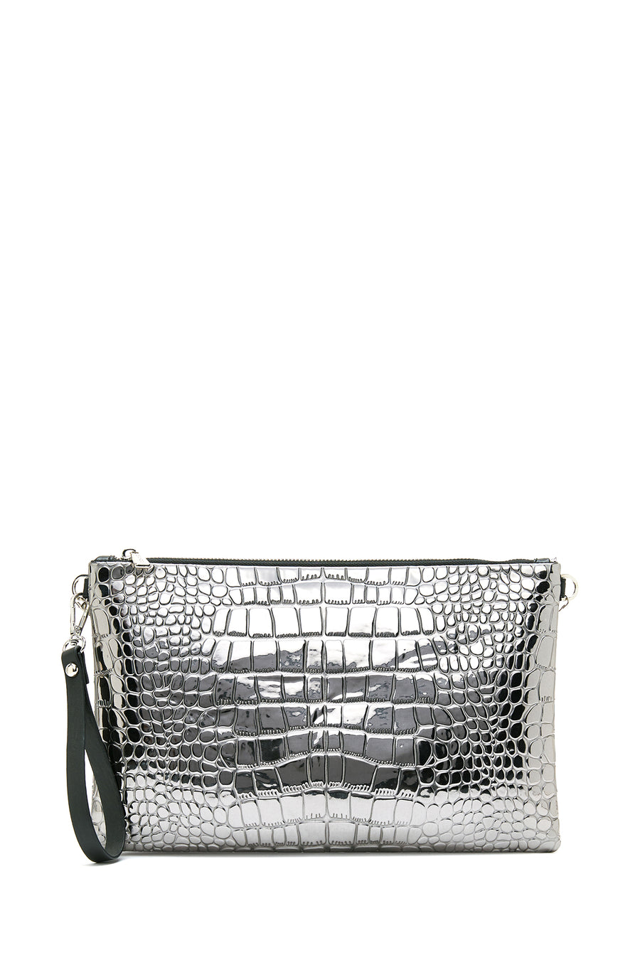 Women's Silver Portfolio Bag 22WBD2210HR | Derimod