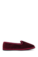 Kadın Bordo Kumaş Loafer | Derimod