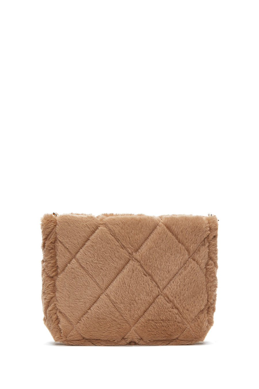Kadın Camel Peluş Omuz Çantası