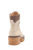 Women's Leather High Sole Boots | Derimod