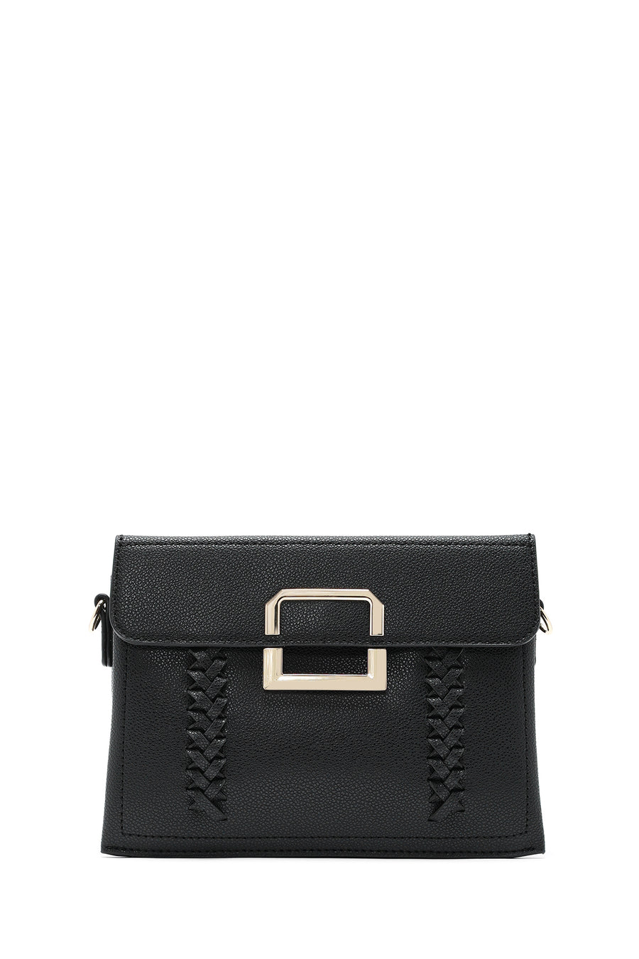 Women's Black Long Strap Crossbody Bag