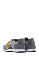 Caterpillar Men's Gray Shelby Suede Leather Sneaker | Derimod