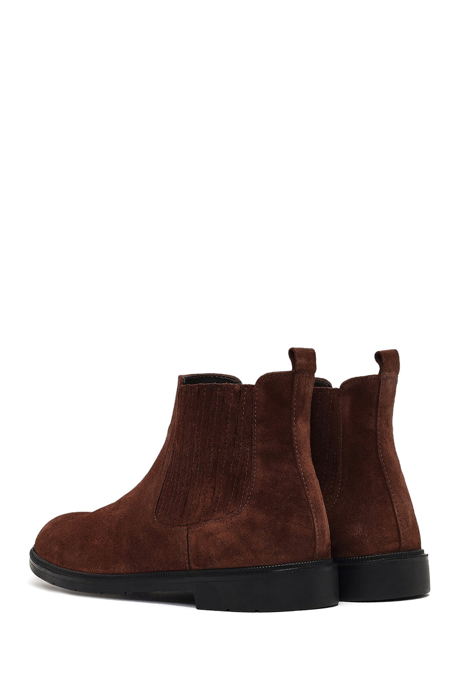 Men's Brown Suede Leather Chelsea Boot
