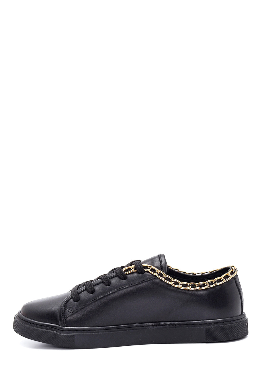 Women's Leather Chain Sneaker