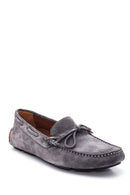 Erkek Gri Süet Deri Casual Loafer | Derimod