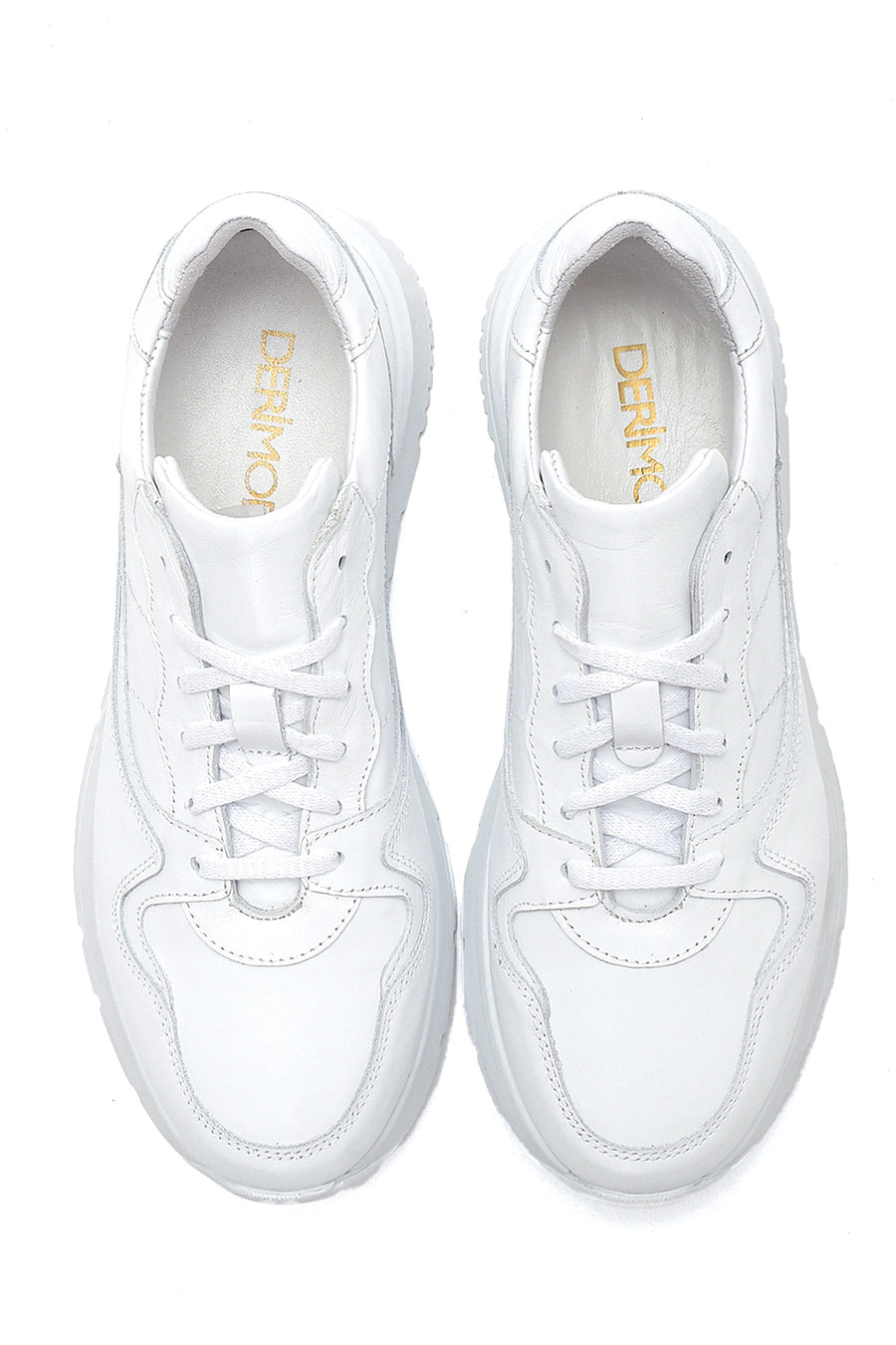 Erkek Beyaz Deri Sneaker