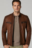 Dali Men's Leather Jacket | Derimod