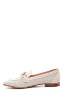 Kadın Deri Süet Zincirli Loafer | Derimod