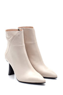 Women's Leather Heeled Boots | Derimod