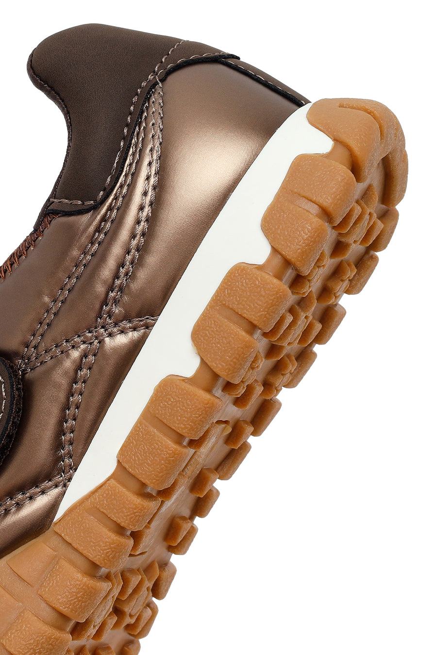 Woman Brown Strappy Sporty Ballerine flats