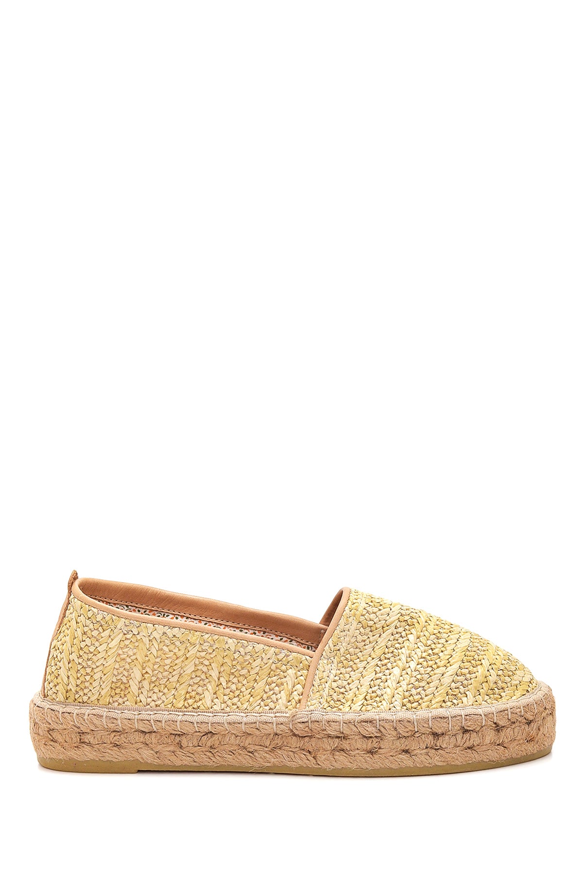 Kadın Bej Hasır Espadril 22SFD2064M7 | Derimod